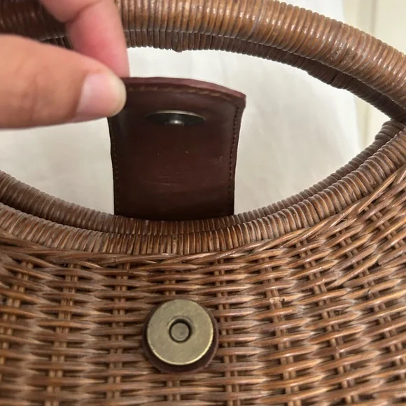 Vintage Wicker Bag - Picture 5 of 7